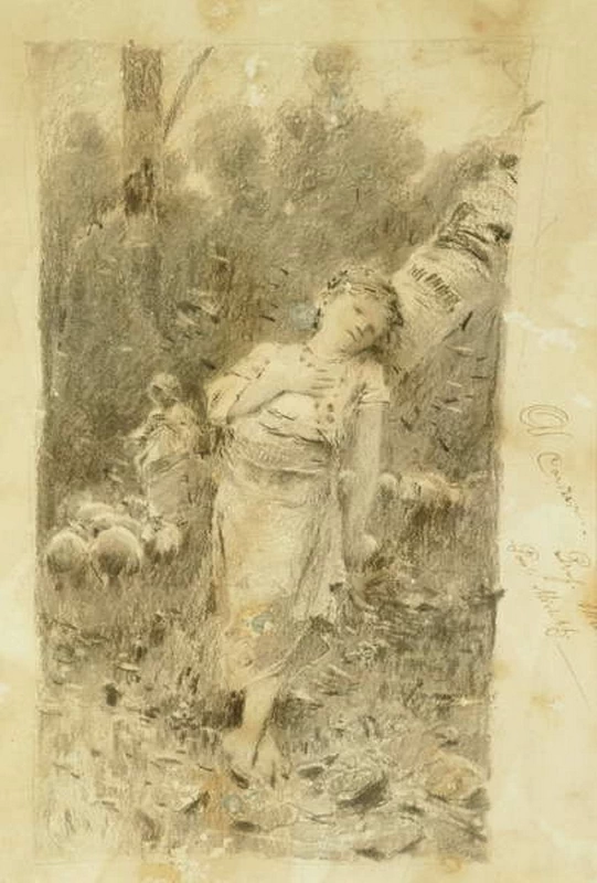Francesco Paolo Michetti - La pastorella